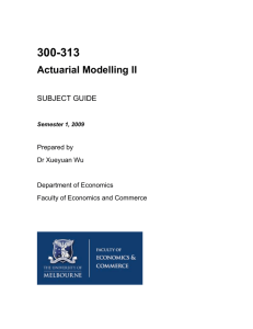 Subject Guide - University of Melbourne
