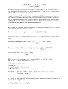 Answers to Review Questions for Final