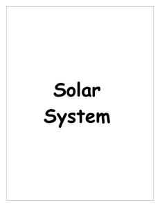 Solar System Unit