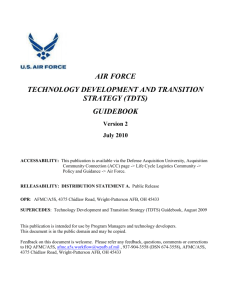 TDTS - USAF Acquisition Process Model