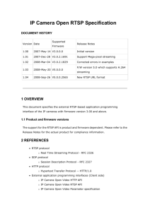 AirLive RTSP Specification