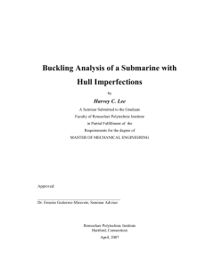 3. Eigenvalue Buckling Analysis of the Main Cylindrical Section