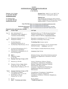 Syllabus 461 2011 - Dr. Sterling C. Keeley