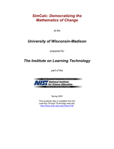 James J. Kaput - Wisconsin Center for Education Research