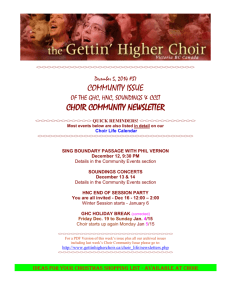 Feature Performance - Gettin' Higher Choir