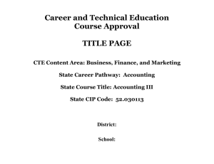 Career and Technical Education - Delaware Department of Education