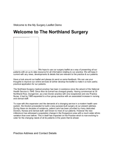 The Northland Surgery - Guildford and Waverley CCG