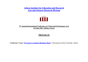 2011 - Athens Institute for Education & Research