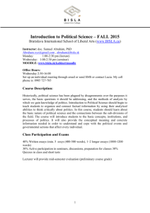Introduction to Political Science