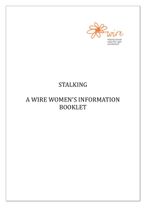 Stalking Info Booklet Text