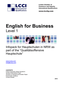 english for business