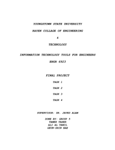 finalproject - Department of Engineering Technology