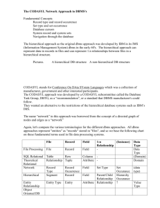 The CODASYL Network Approach to DBMS's