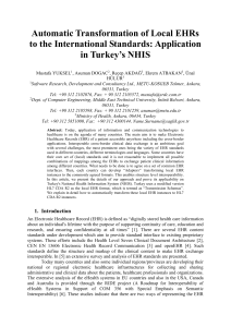 Application in Turkey's NHIS