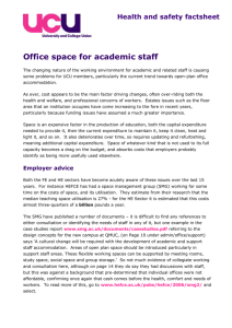 Office space for academic staff
