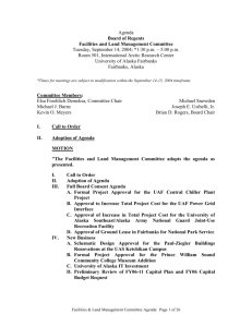 Facilities and Land Management Committee Agenda