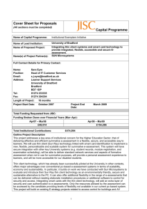 Full proposal - University of Bradford