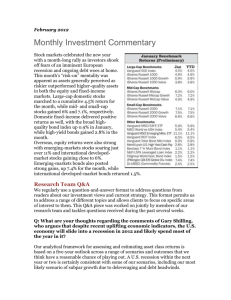 Monthly Investment Commentary - February 2012 (Word version)