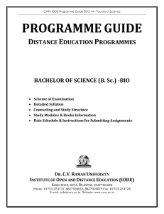 BSC(Bio) - Aisect Baikunthpur