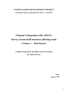 ASEAN NTBs Report 1999