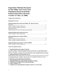 Imputation Methods Document - Population Research Institute