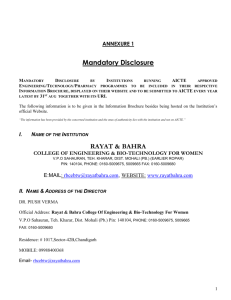 annexure 1 - Rayat & Bahra College of Engineering & Bio