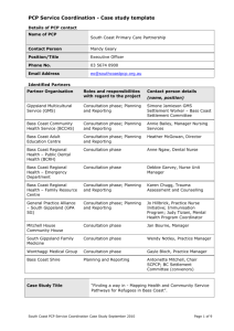 Case Study Title - South Coast Primary Care Partnership