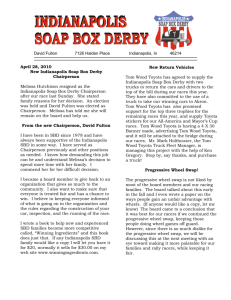 Melissa Hutchison - Indianapolis Soap Box Derby