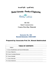 First Day Material_EE322 - موقع كلية الهندسة جامعة القصيم
