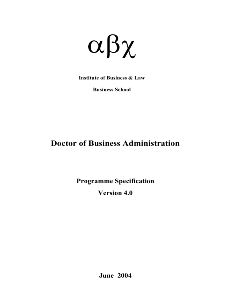 doctor of business administration thesis topics