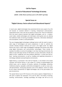 Digital Literacy - Educational Technology & Society