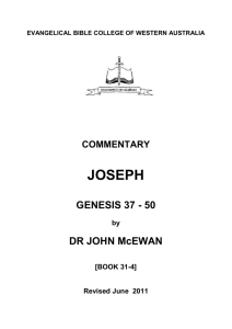 31-4 Genesis 37-50