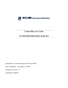 Cutover Strategy & Plan