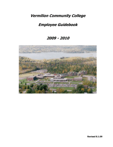 Employee Guidebook.Vermilion.2009-2010