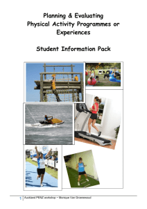 PAP Information pack for students