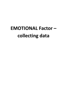 data collection emotional factor - SPTA