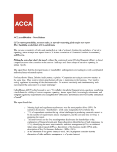 ACCA and Deloitte - News Release