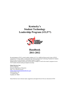 Kentucky's STLP Handbook 2005-2006
