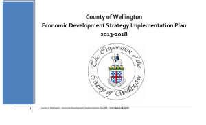 Economic Development Strategy Implementation Plan