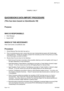quickbooks data import procedure