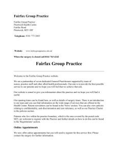 Fairfax Group Practice - Goring & Woodcote Medical Practice