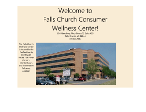 Welcome to Falls Church Consumer Wellness Center! 6245