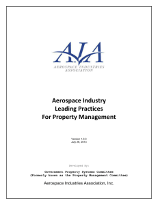 AIA Metrics Guidelines - Aerospace Industries Association