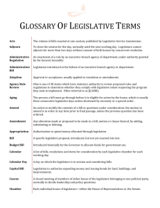 Glossary-Of-Legislative-Terms