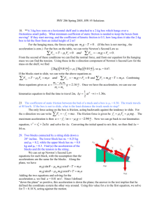 Solutions for HW #5