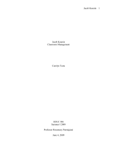 Carolyn Testa - Research Paper