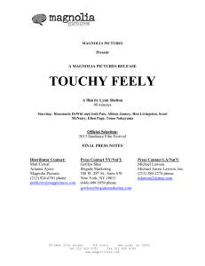 Touchy Feely - Magnolia Pictures