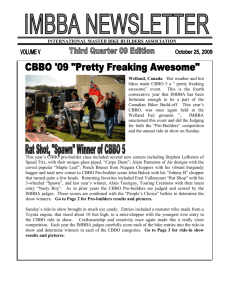 Third Quarter News Letter 2009...click to view