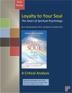 Loyalty to Your Soul - CIFS: Cult Information and Family Support