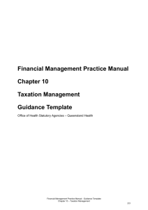 Taxation Management